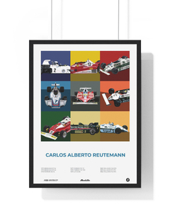 Poster Serie Autos de Reutemann