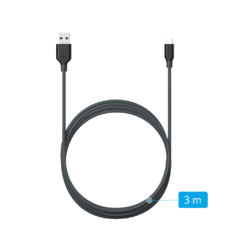 Cabo Anker Powerline Micro USB Android | 3 metros Cinza - comprar online