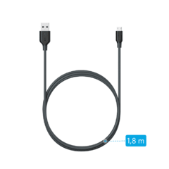 Cabo Anker Powerline Micro USB Android | 1,8 metros Cinza - comprar online