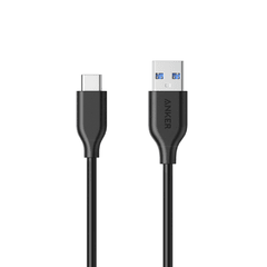 Cabo Anker USB-C 3.0 PowerLine USB 0,9M Preto