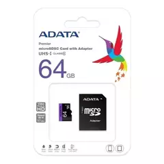 Cartão de Memoria Adata Classe 10 64gb (Micro + Adaptador) - comprar online