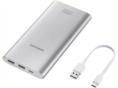 Power Bank Samsung Carga Rapida 10000mah Tipo C Prata