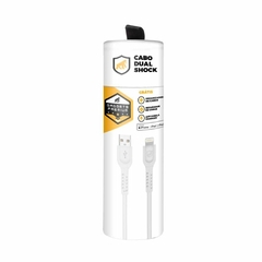 Cabo Gshield Dual Shock USB Para Lightning 2M Branco - comprar online
