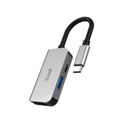 Hub USB-C 3 em 1 GY iWill HDMI, USB, USB-C