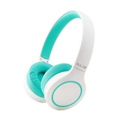 Fone de Ouvido Headphone Pulse Bluetooth 5.0 Head Beats Branco-Verde