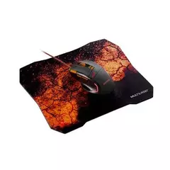 Mouse e Mouse Pad Gamer Multilaser - comprar online