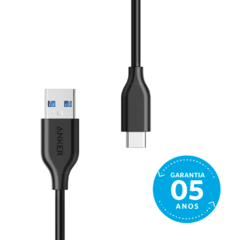 Cabo Anker PowerLine USB-C para USB 3.0 | 1,8 metros Preto - comprar online
