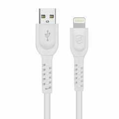 Cabo Gshield Dual Shock USB Para Lightning 1,2M Branco