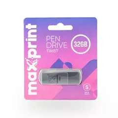 Pen Drive 32GB MaxPrint Preto