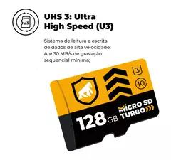 Cartão de Memoria GShield 128GB + Adaptador SD + Adaptador Pen drive