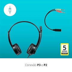 Fone de Ouvido Headset Rapoo 3.5MM H100 - comprar online