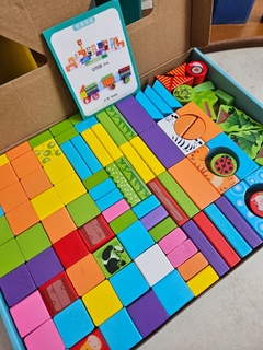 JUEGO DE BLOQUES ZOO 100 PIEZAS - comprar online