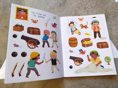 LIBROS DE STICKERS: PIRATAS - comprar online