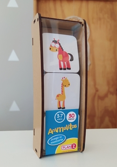 MEMORIA 30 PZ CAJA MADERA ANIMALES