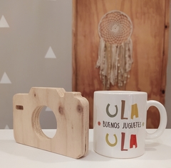 CAMARA DE FOTOS DE MADERA PARA PINTAR - comprar online