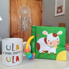 Mi libro suave con sonajero y mordillo: Vaca en internet