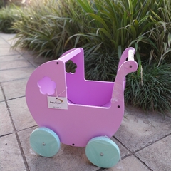 CARRITO DE PASEO/COCHECITO PARA MUÑECAS LILA - Ula Ula • Buenos Juguetes •