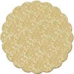 Tapetinho Para Doces Dourado 7 Cm c/ 100 unidades