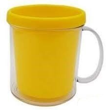 Caneca Foto Rosqueável Amarelo c/10 Unidades