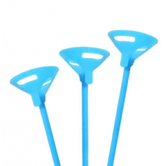 Kit de Varetas Para Balão Azul Claro c/ 10 Unidades