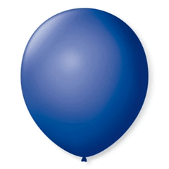 Balão Liso 9'' 23cm - Azul Cobalto - 50 unidades