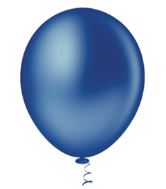 Balão Liso 9'' Granfesta - Azul Safira - 50 unidades