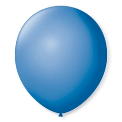 Balão  Liso 9'' 23cm - Azul Turquesa - 50 unidades