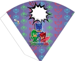 Cone PJ Masks c/15 unidades (personalizado fazemos qualquer tema)