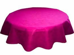 Toalha de Mesa Redonda de Tnt Pink -1,28 cm 1 Unidade