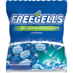 Bala Eucaliptos Refrescante Freegells 584g - Riclan