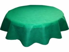Toalha de Mesa Redonda de Tnt Verde Escuro -1,28 cm 1 Unidade