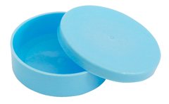 Latinha de Plástico Azul Claro c/10 unidades