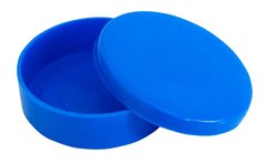 Latinha de Plástico Azul Escuro  c/10 unidades