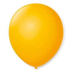 Balão  Liso 9'' 23cm - Amarelo Sol  - 50 unidades