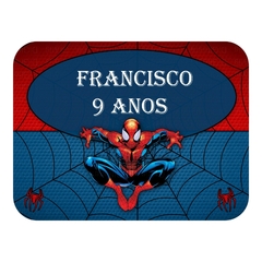 Adesivo Homem Aranha para Marmitinha de 220gr c/ 15 Unidades