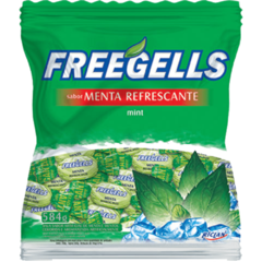 Bala Menta Refrescante Freegells 584g - Riclan