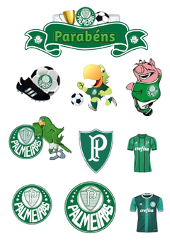 topo de bolo Palmeiras