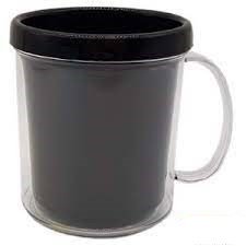 Caneca Foto Rosqueável Preto c/10 Unidades