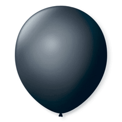 Balão  Liso 9'' 23cm - Preto - 50 unidades