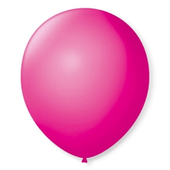 Balão  Liso 9'' 23cm - Rosa Choque - 50 unidades