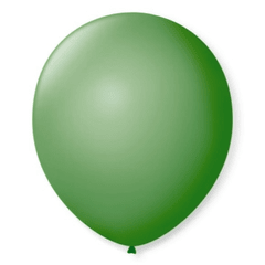 Balão Liso 9'' 23cm - Verde Bandeira - 50 unidades