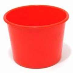 Balde de Pipoca Vermelho 1/5 Lt Kit c/10 Unidades