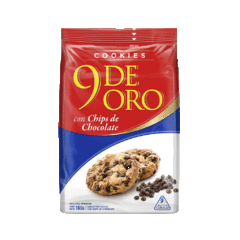 9 de Oro Cookies Vainilla con Chips de Chocolate