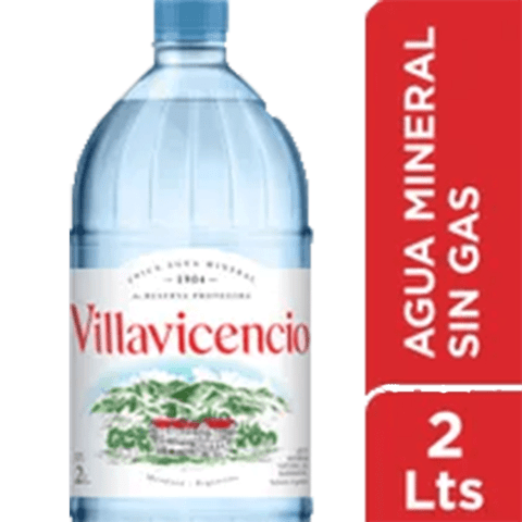 Agua Mineral Villavicencio 2 Litros