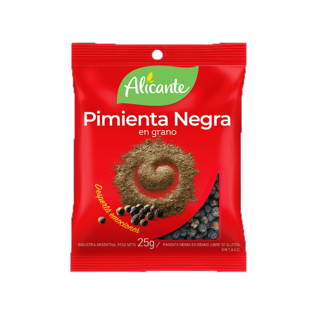 Alicante Pimienta Negra en grano 25g - Comprar en B&B