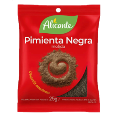 Alicante Pimienta Negra molida 25g