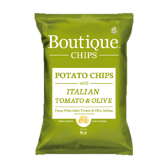 Boutique Chips Papas Fritas Sabor Tomate y Oliva Italiano 65g