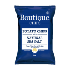 Boutique Chips Papas Fritas Con Sal de Mar 65 g