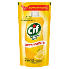 Cif Active gel Limón Repuesto 450 ml