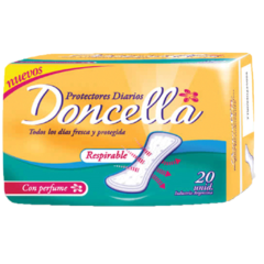 Doncella Protectores Diarios Respirables con Perfume 20 unidades en internet